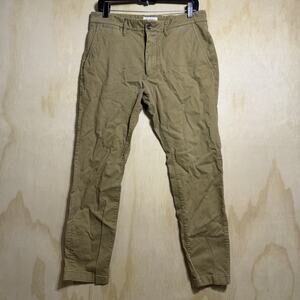 Goodfellow & Co Khaki Chino Pants Men’s 33x30 Slim Stretch Casual Tan Trousers